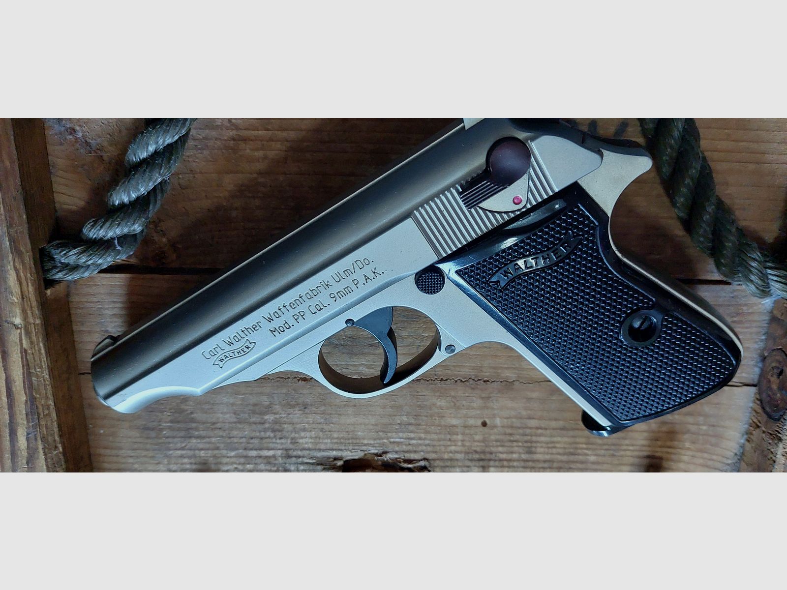 Walther PP chrom 9 mm PAK (PTB 620)