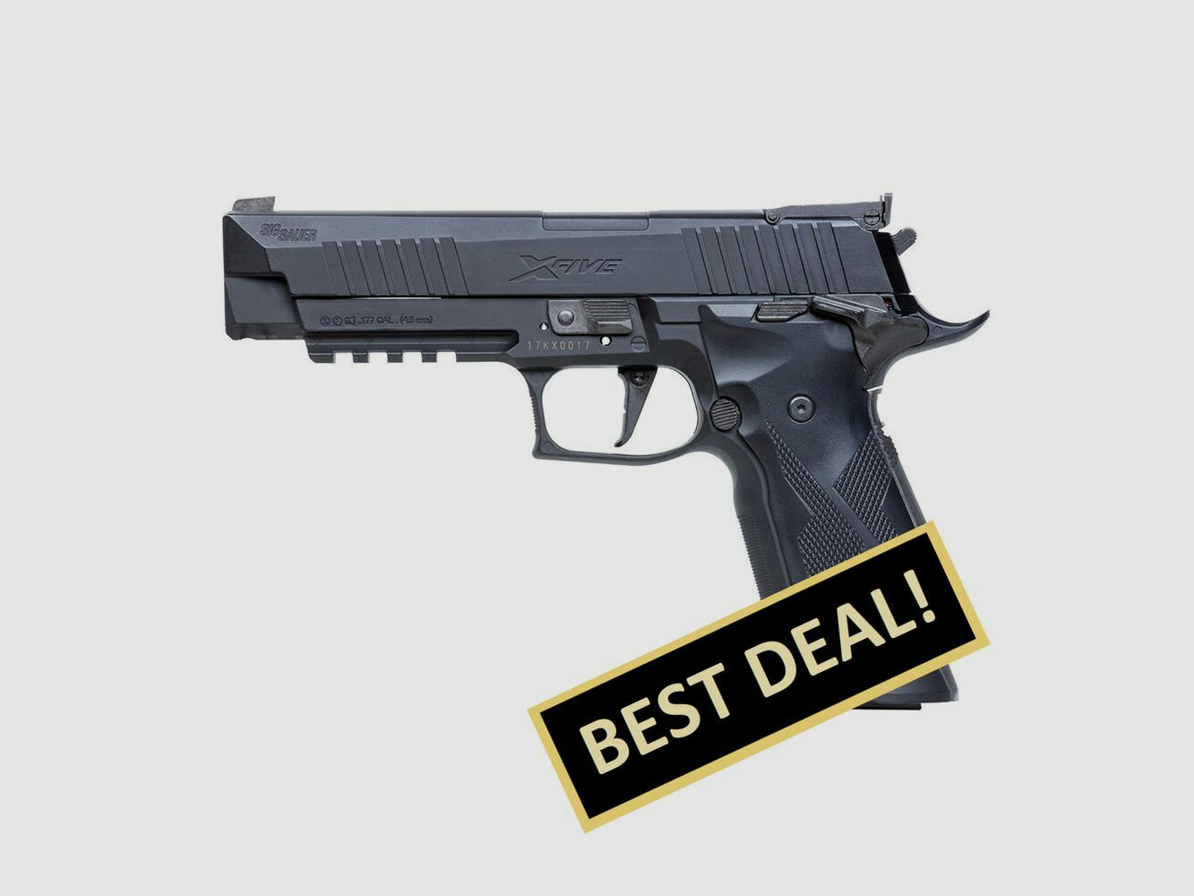 SIG Sauer SIG SAUER XFIVE Noir 4,5mm/ 4,5mm BB Air comprimé Co2 BlowBack