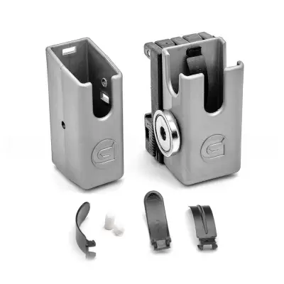 GHOST 360 Clip D porte-chargeur de pistolet avec aimant, gris, image 1 sur 3