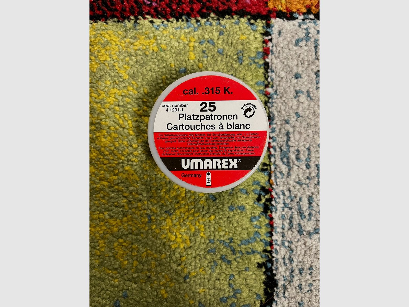 Umarex cal. .315 k blank cartridges - collector