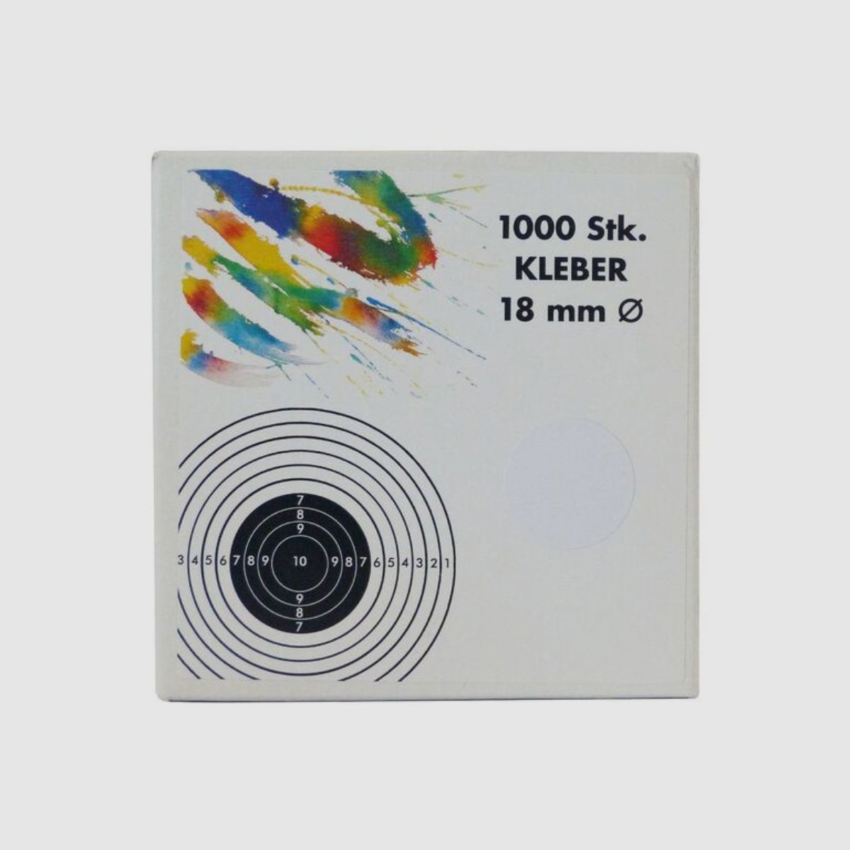 Ulrich Shooting Plaster 18mm 1000 pieces white