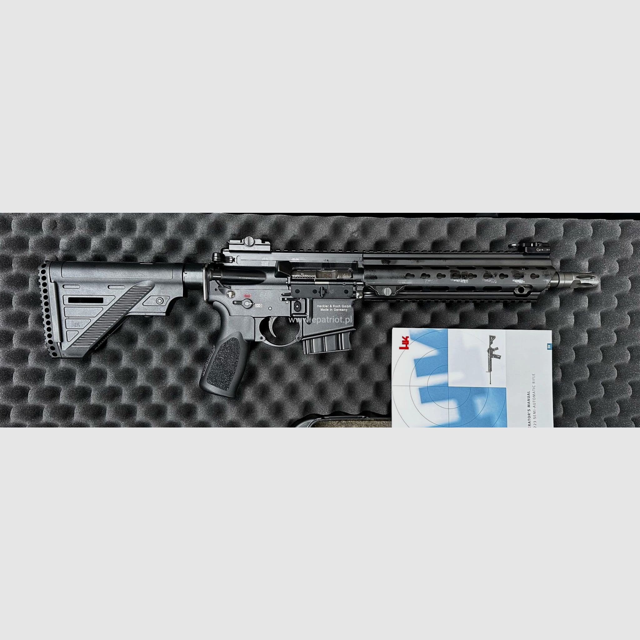 Carabina HK MR223 A3 con cañón de 11", negro, imagen 2 de 2