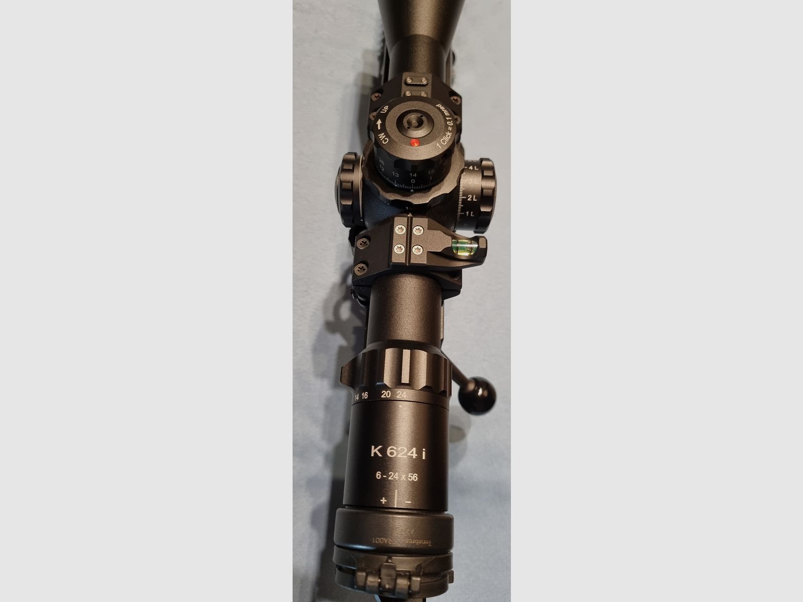 Kahles K624i 6-24x56 Zielfernrohr mit ERA-TAC Brückenmontage mit QD-Montage