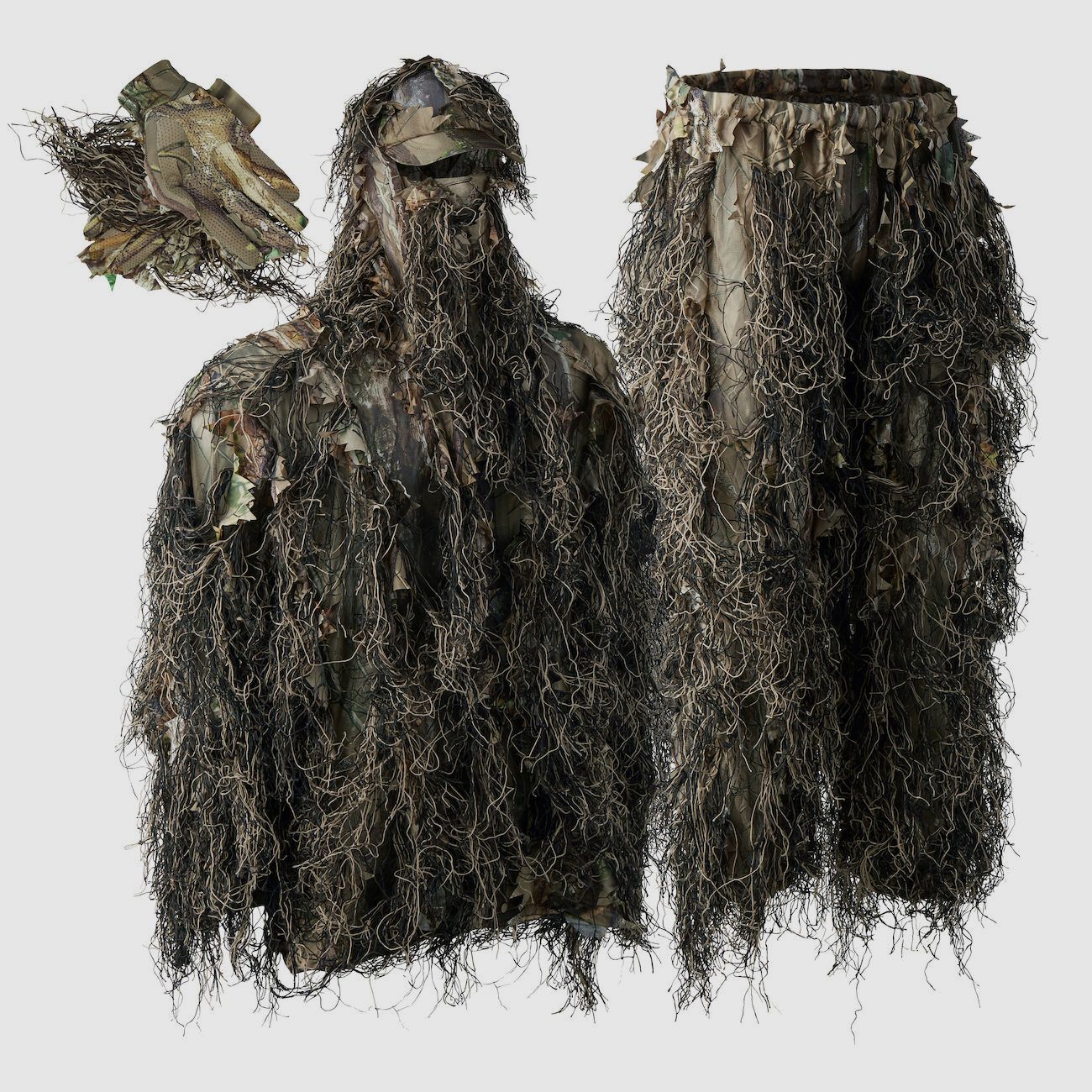 Deerhunter Sneaky Ghillie Überzug Anzug m. Handschuh Tarnanzug