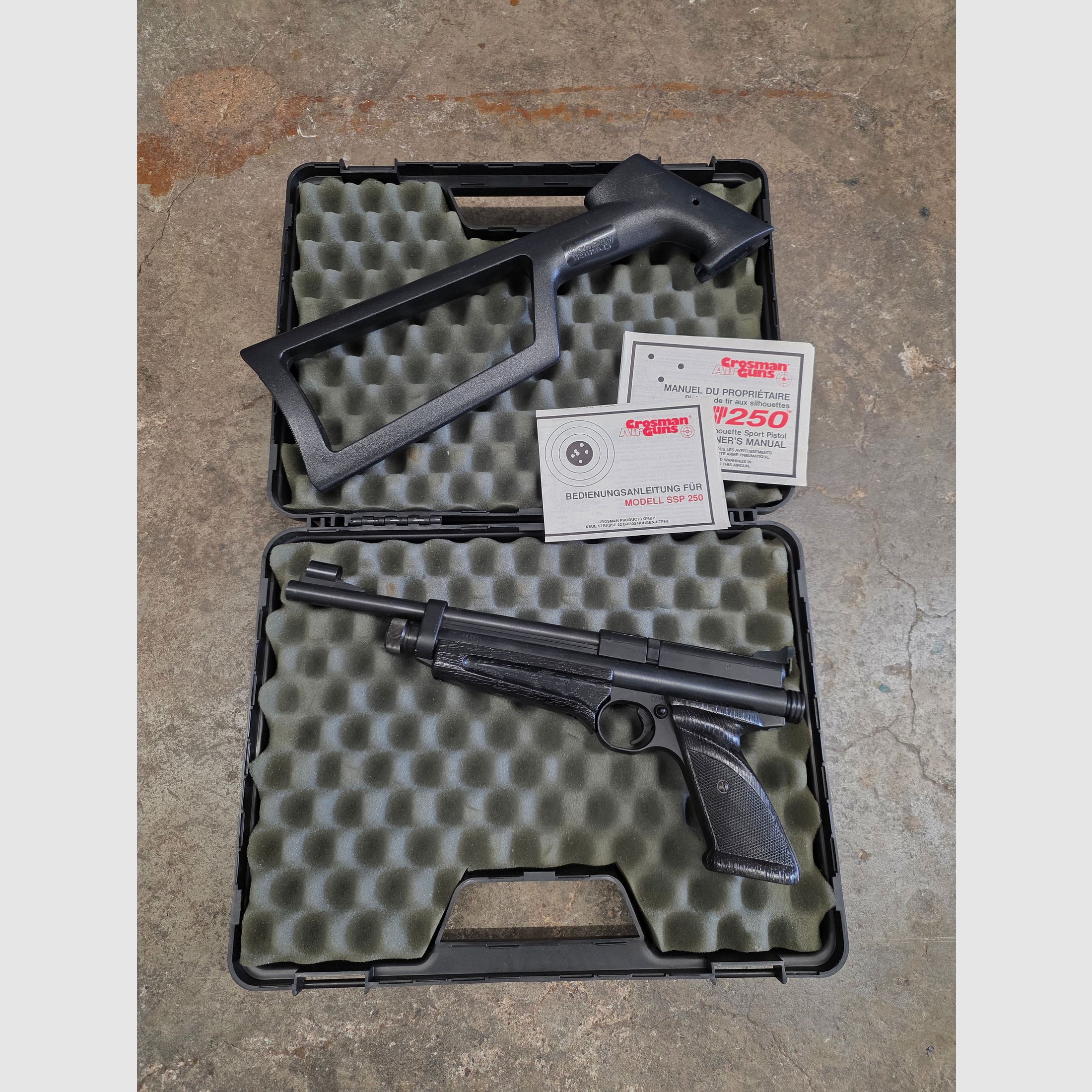 Pistola de CO2 Crosman Silhouette SSP 250 en calibre 4,5 mm Diabolo