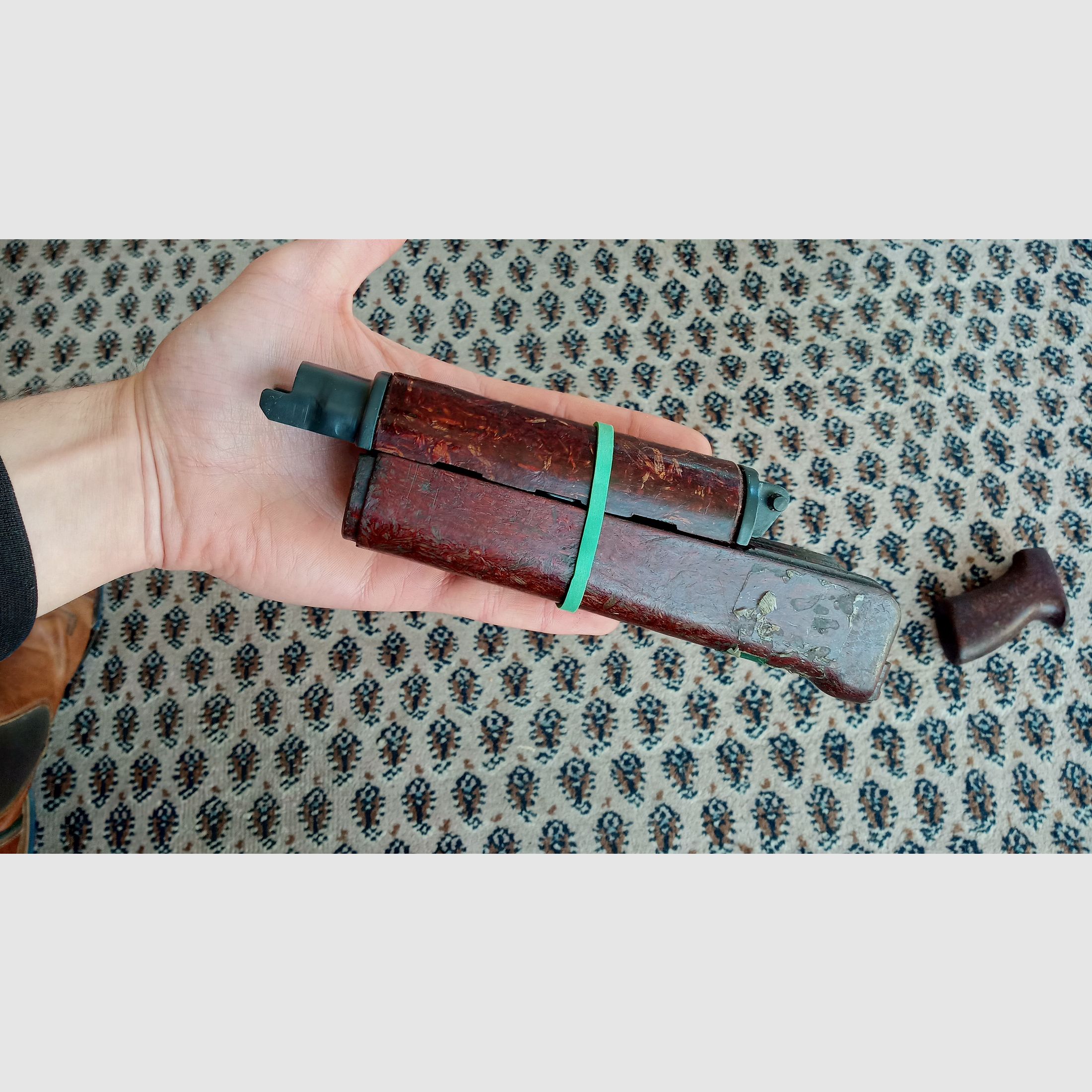 Original VZ.58 "Beaver Barf" Bakelit Handschutz und Griff / auch geeignet für CSA Sporter / Set #2