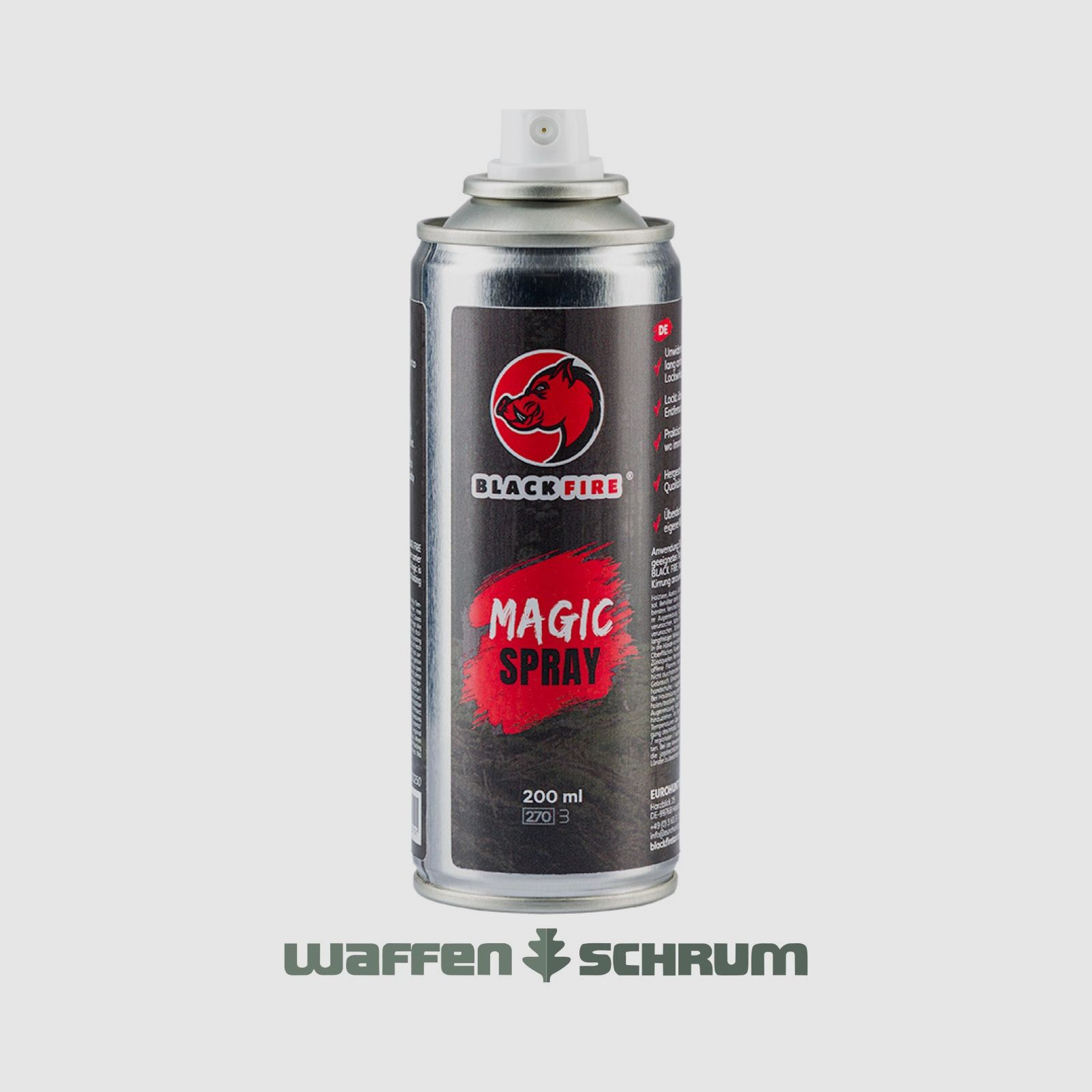 Black Fire Magic Spray Lockmittel für Schalenwild 200ml