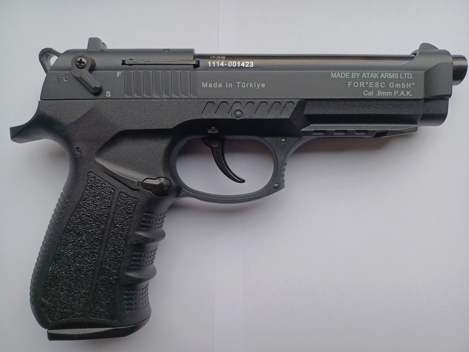 Zoraki 918 cal. 9mm P.A.K. PTB-NR. 965