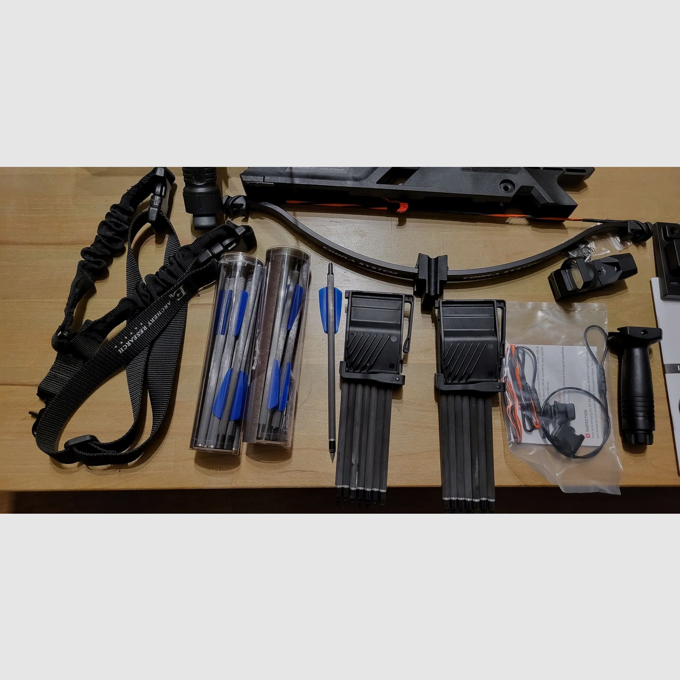 EK Archery Armbrust Cobra Adder Set, viel Zubehör