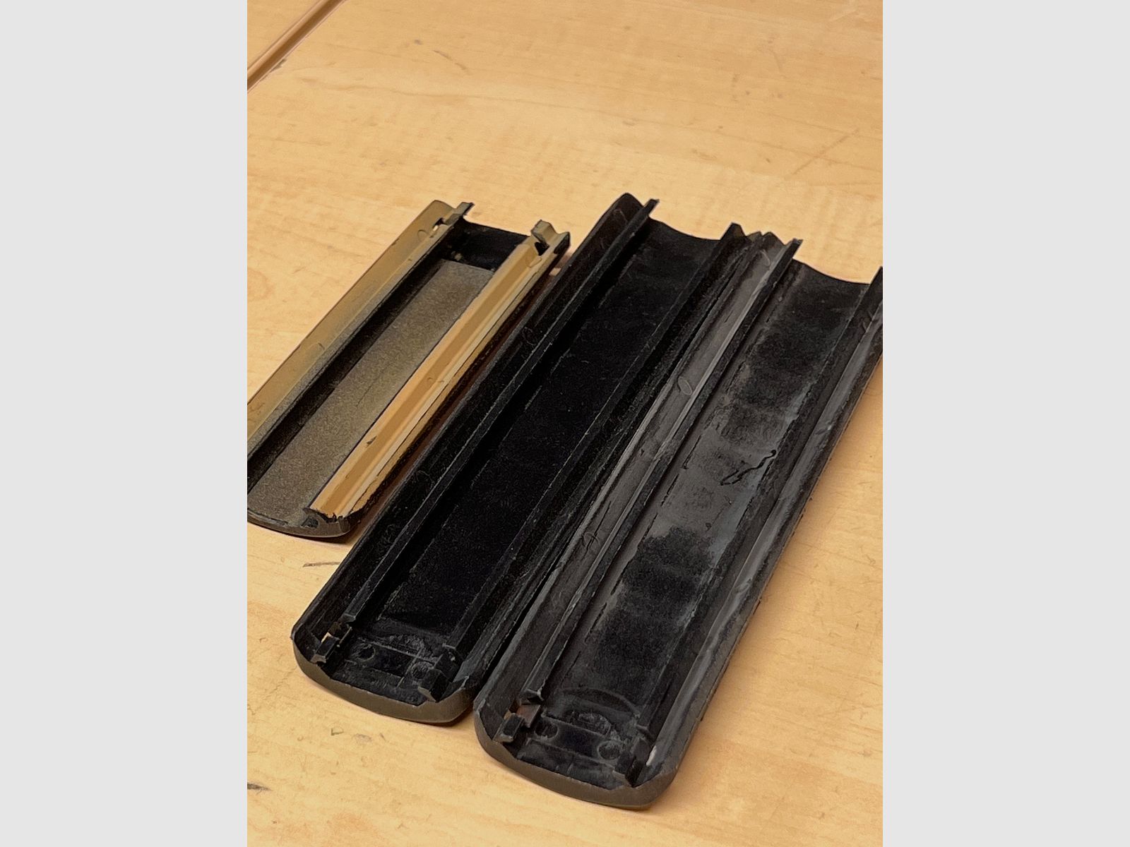 Set de 3 couvercles de rail Picatinny en noir