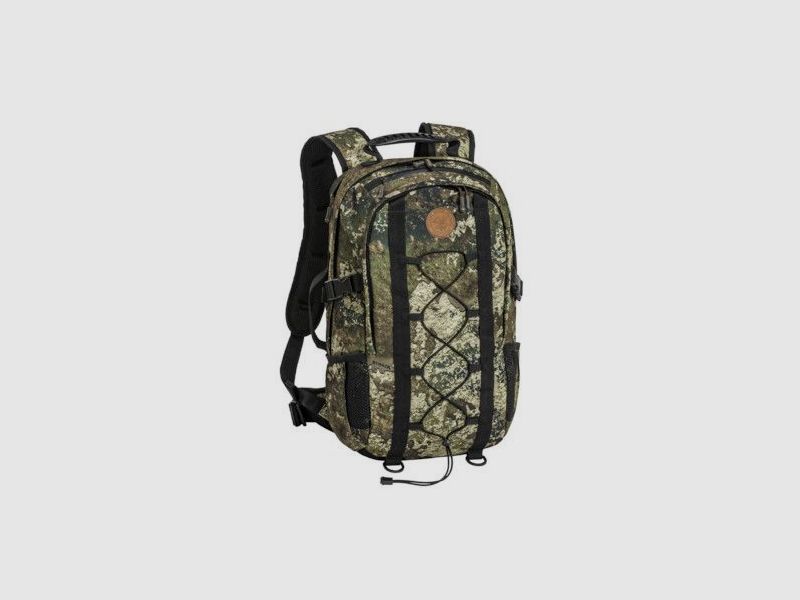 Pinewood Hunting Camou Rucksack mit Gewehrholster, 22l