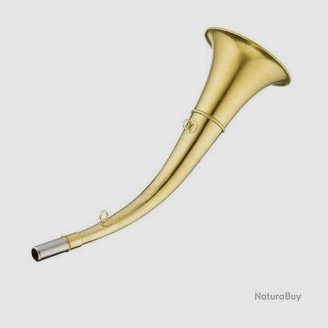 Runde Horn Elless 24 cm - Naturholz - Starker Klang - Für Signalisation und Jagdruf, Bild 3 von 5