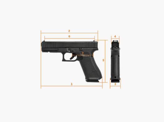 PRINTEMPS GLOCK - PISTOLE GLOCK 17 GEN5 KAL.9X19 - KATEGORIE B