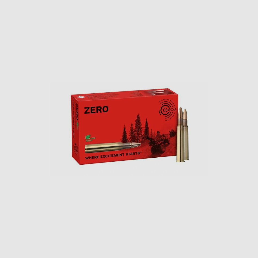 Geco 7mm Rem Mag Zero 8,2g Jagdmunition Bleifrei