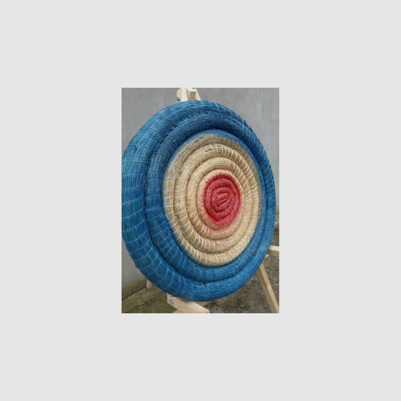Objetivo de paja 60 x 6 cm para tiro con arco y ballesta, imagen 2 de 6