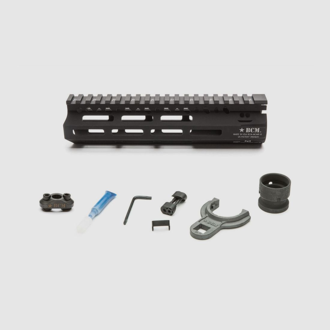 BCMGUNFIGHTER MCMR Rota in Alluminio - 5.56, 8-pollici-Nero (slot M-LOK®)