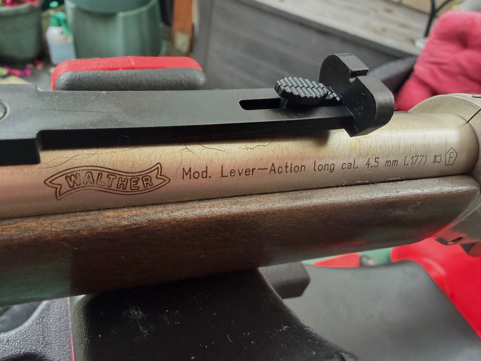 Walther Lever Action Steel Finish 4.5 mm Air Rifle