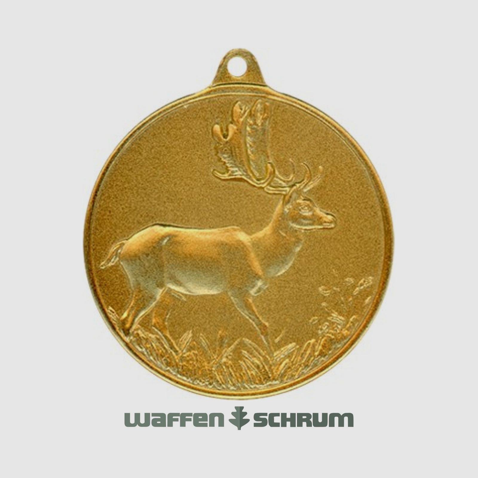 Steinhauer&Lück Jagdmedaille Damhirsch 40 mm vergoldet