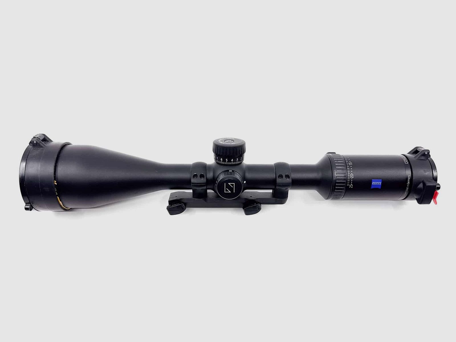 Zeiss Conquest HD5 5-25×50 Abs. RZ-1000 con montaggio a sella Blaser, come nuovo, immagine 1 di 3