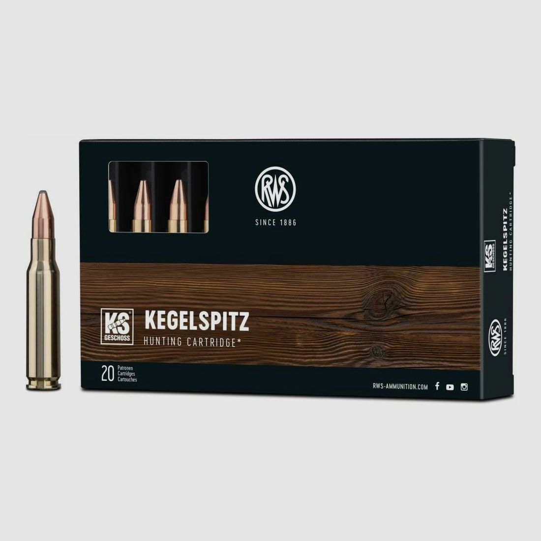 RWS KS 9,7g/150grs - 20er .308Win; .308 7,62x51mm