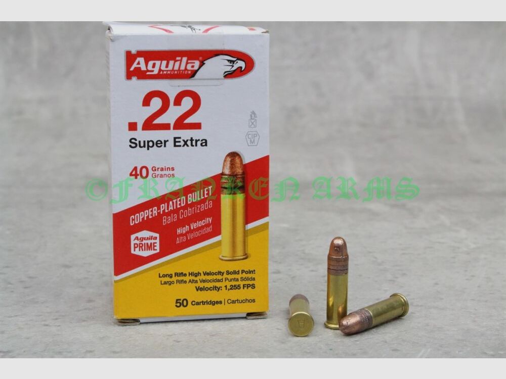 Aquila Super Extra .22 lr. HV SP CP 40gr. 2,6g 50Stück Staffelpreis