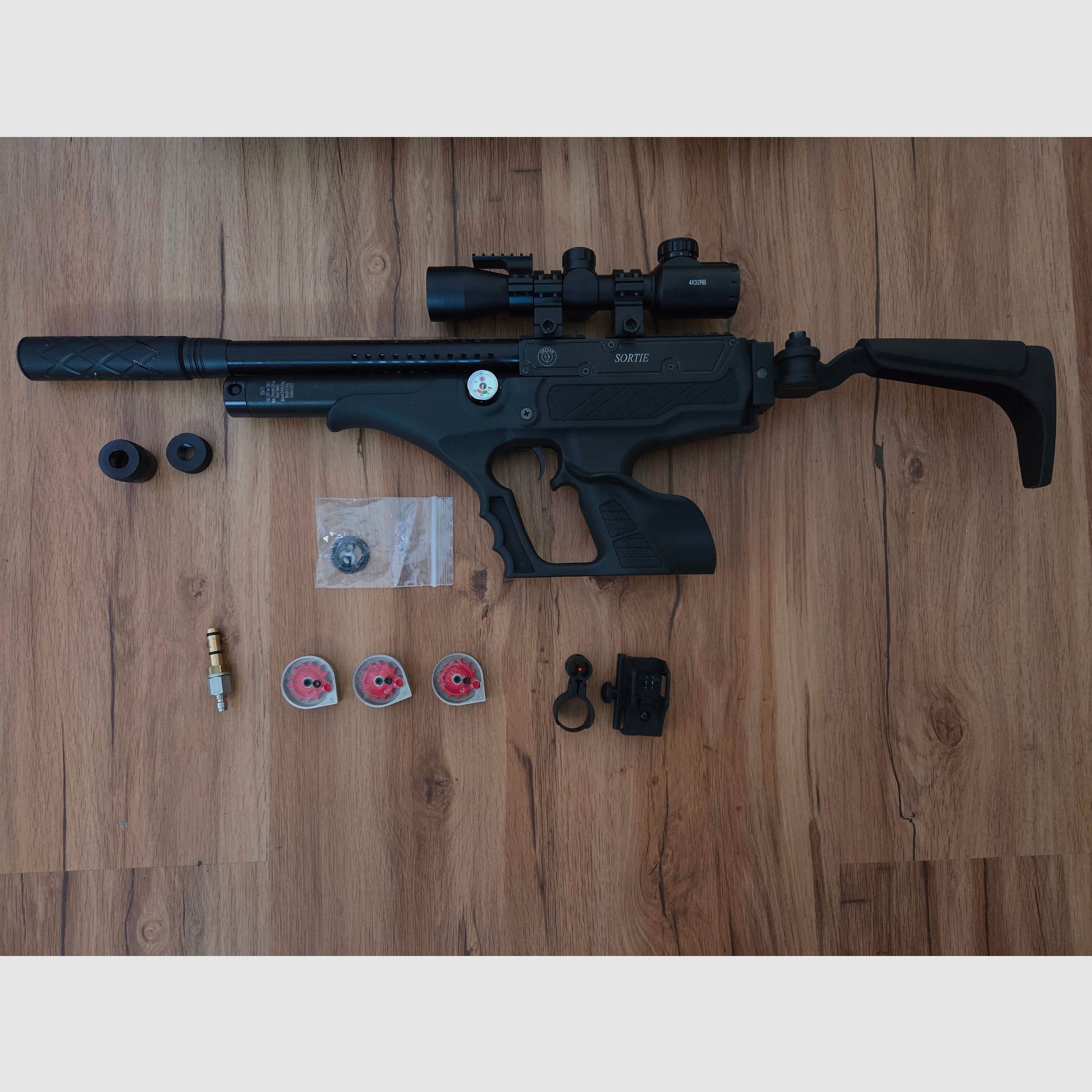 Hatsan Sortie Pistolet à air comprimé 5,5 mm PCP Neuf Comme Neuf