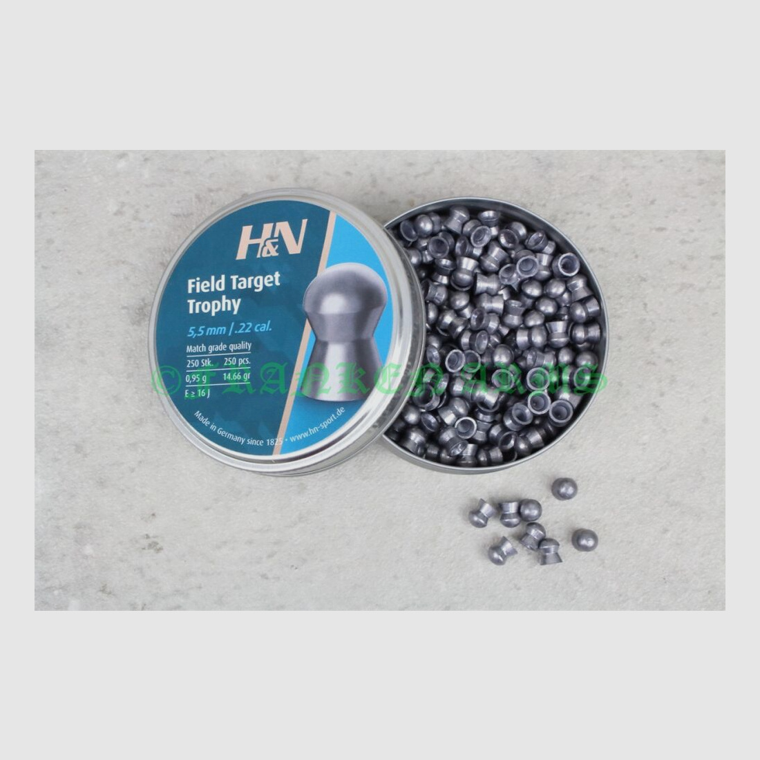 H&N Field Target Trophy 5,54mm 250 Stück Staffelpreise