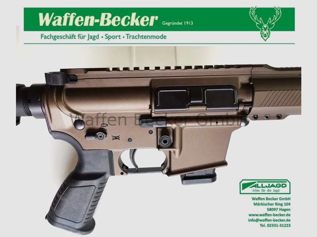 Messerschmitt, Weapons Schumacher Messerschmitt AR15-9 PCC Cal. 9mm Luger Sport 10.5" bronze