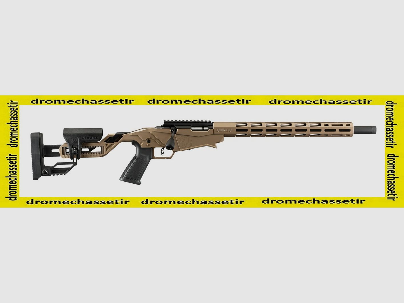 Carabina Ruger Rimfire Bronze cal. 22lr caricatore 10 colpi handguard M-LOK