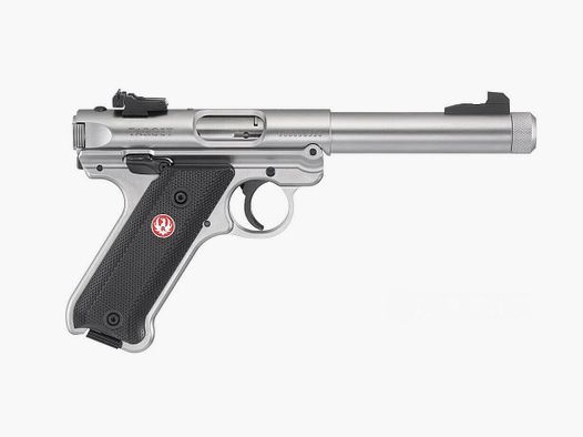 Ruger Mark IV Target Acero inoxidable roscado 5,5" calibre .22 lr