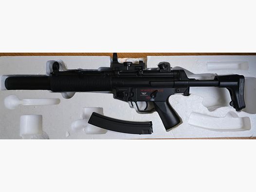 Mp5 Airsoft mit Schalldämpfer (mit Akku)