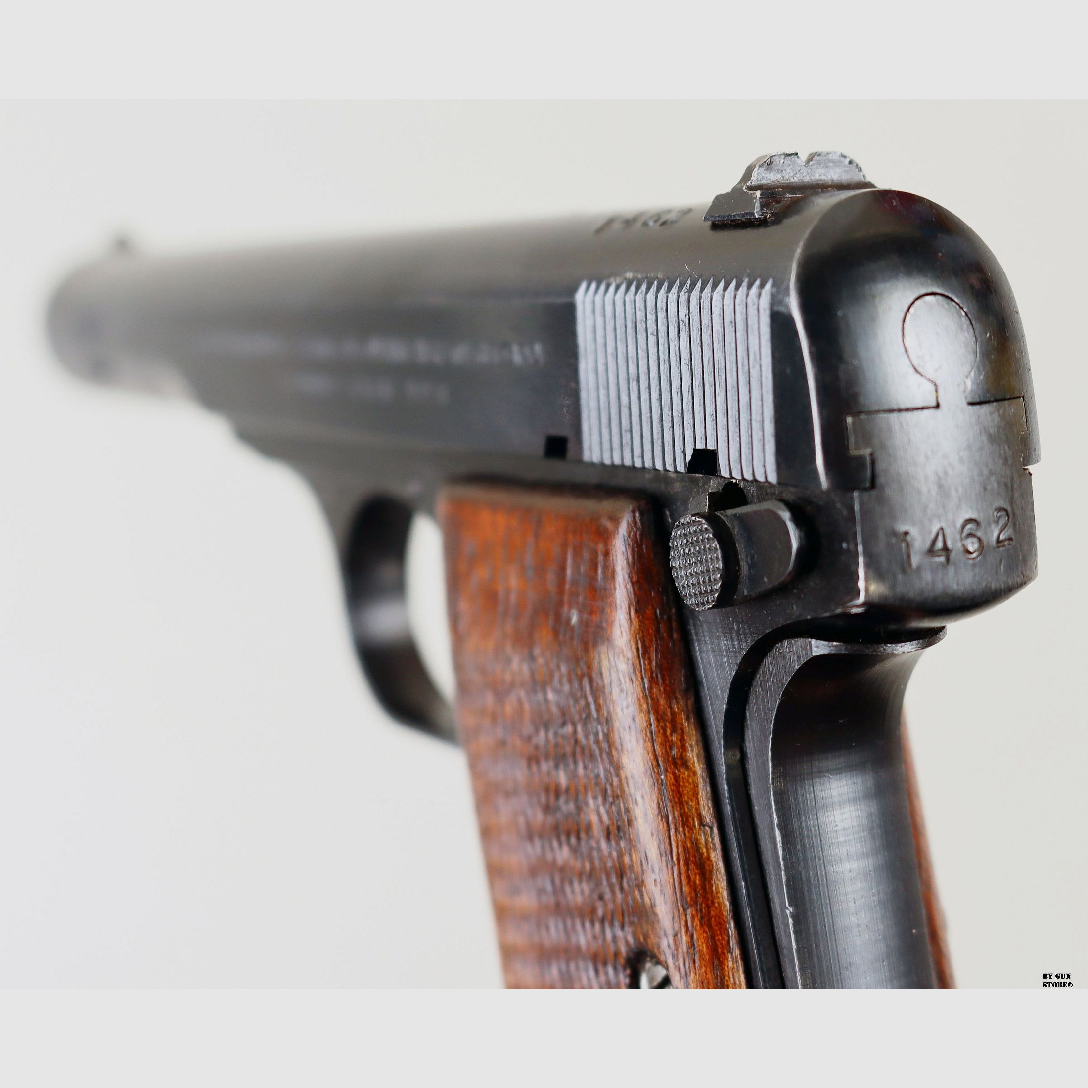 Pistola Fabrique Nationale F.N. mod. 10/22 Politi Norway cal. 7,65 matr. 54294, immagine 7 di 11