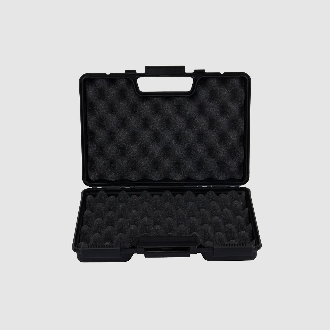 Pistolenkoffer Transportkoffer 27 x 17 x 6 cm Polypropylen Noppenschaumeinlage Schuppverschluss