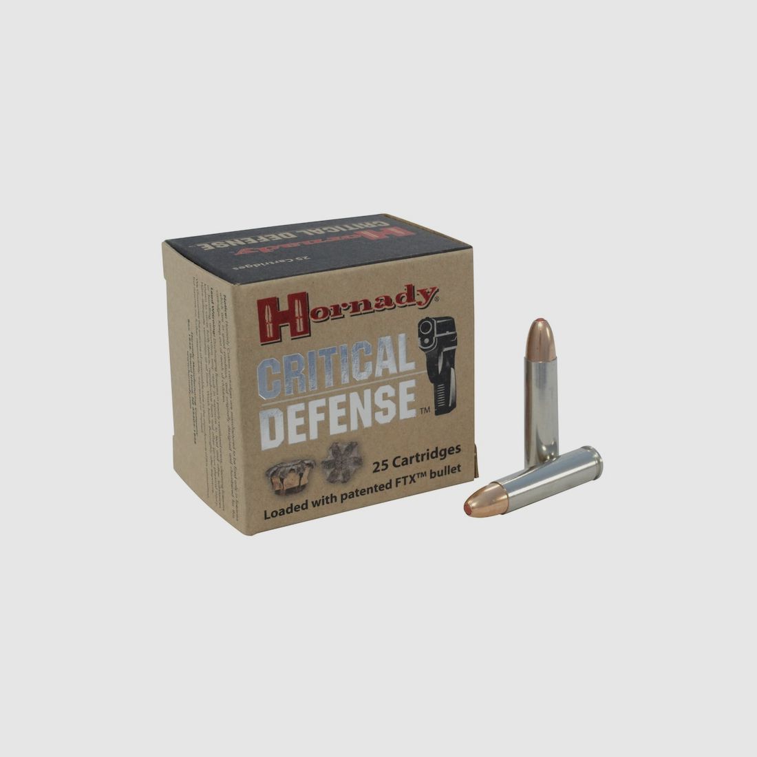 Hornady Critical Defense .30 Carbine 110GR FTX 25 patronen