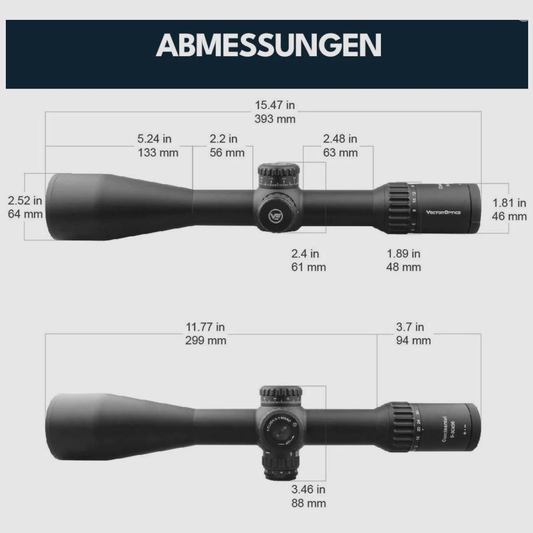Vector Optics Continental x6 5-30x56 Scope