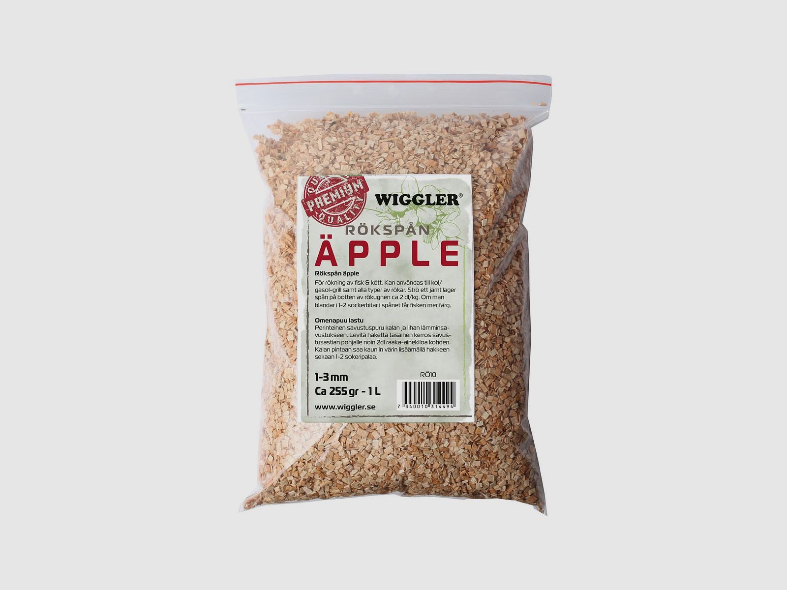 Wiggler Chips de Ahumado Manzana 255g