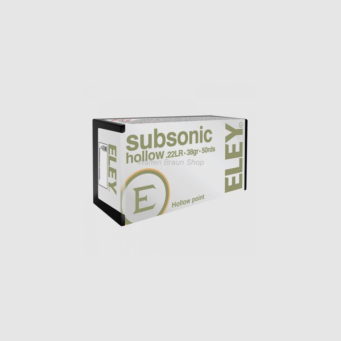 ELEY SUBS.HOHLSP.X-TRA+ .22lr 50 Stück