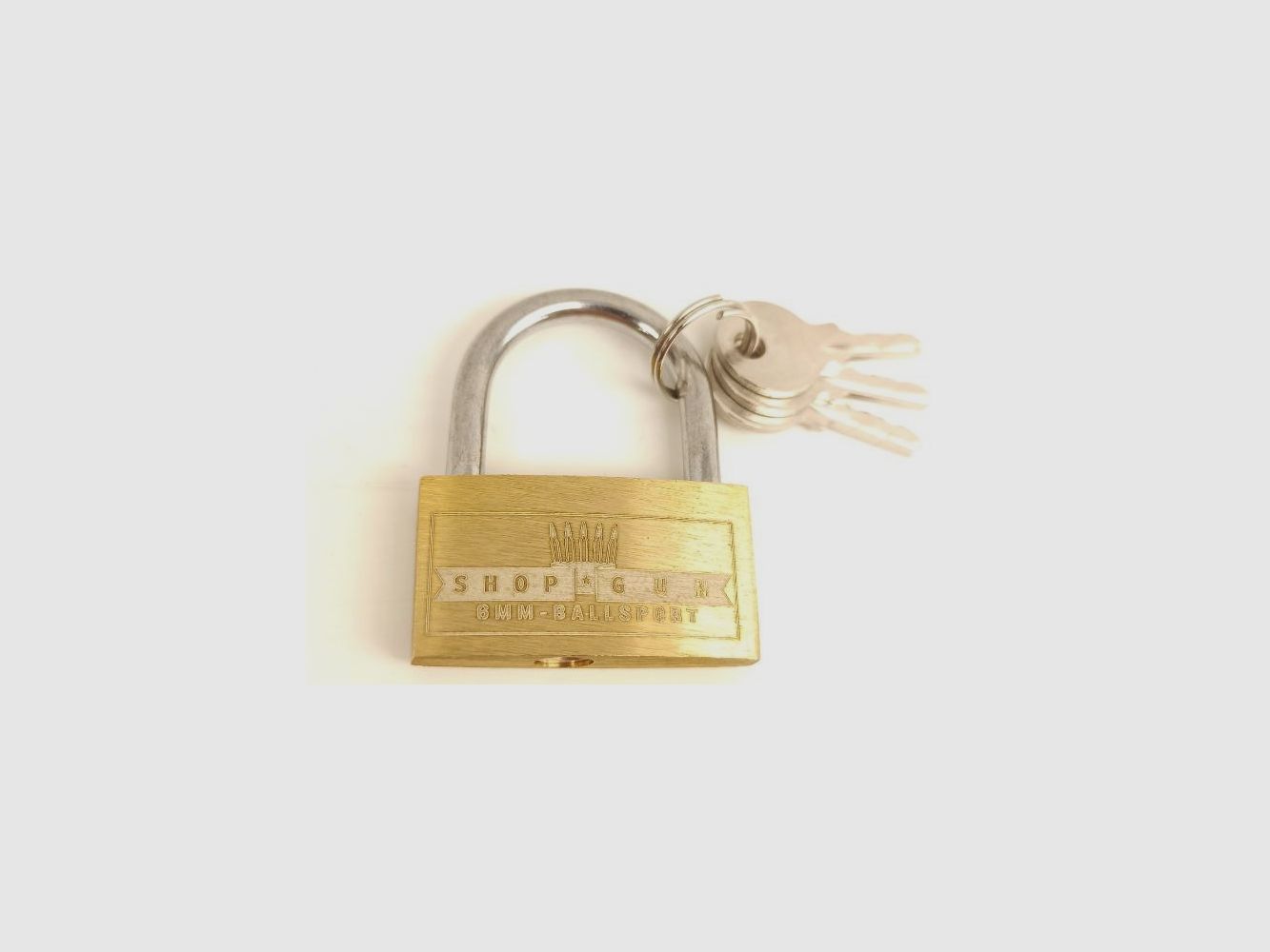 Lock for gun bags and cases (3x keys) (Shop-Gun)