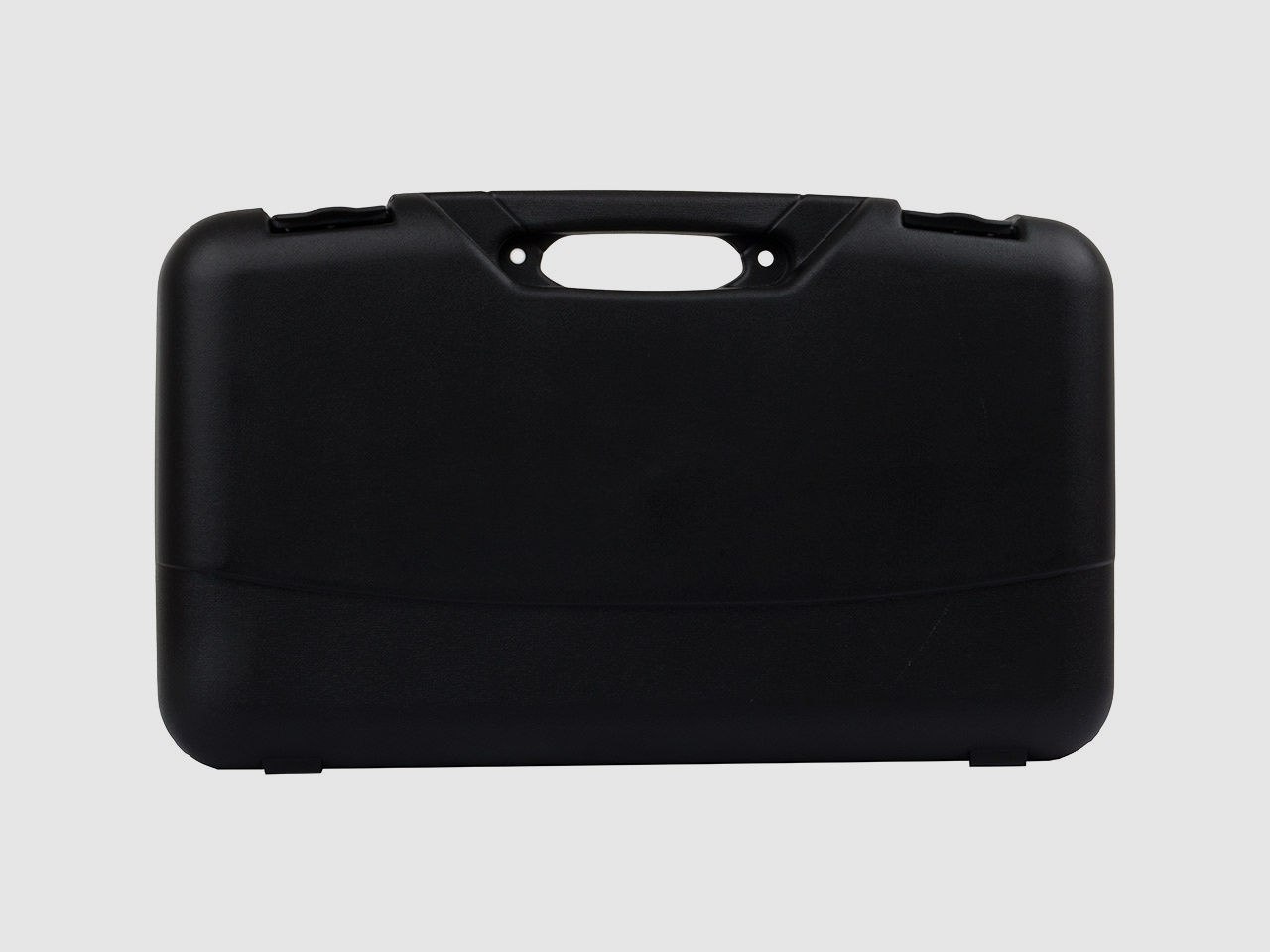 Pistolenkoffer Transportkoffer Megaline 49 x 29 x 7,5 cm Messingscharniere Polypropylen Noppenschaumstoff SchnappverschlĂĽsse schwarz