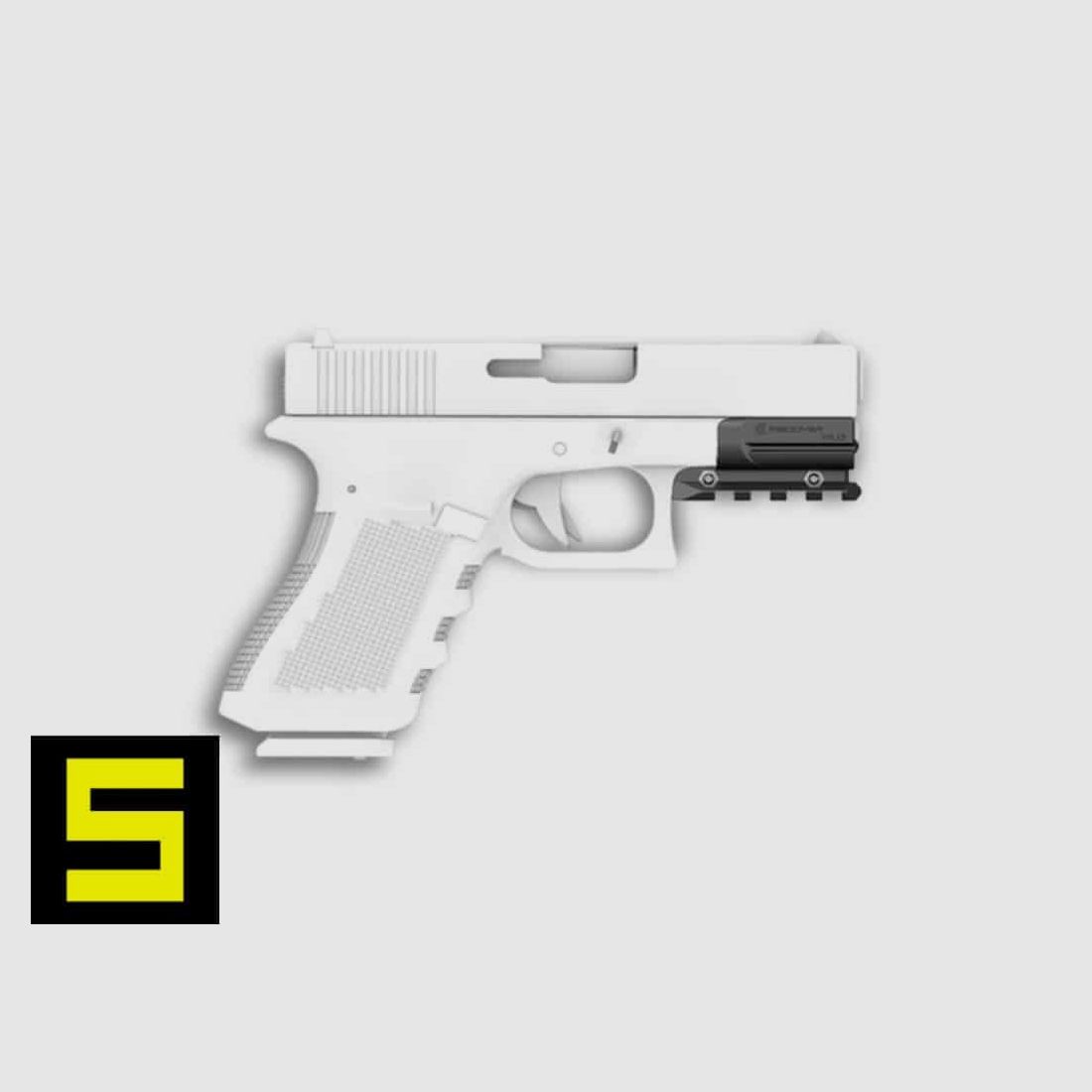 Revocer Rail Adapter Glock 17/19, Bild 1 von 3