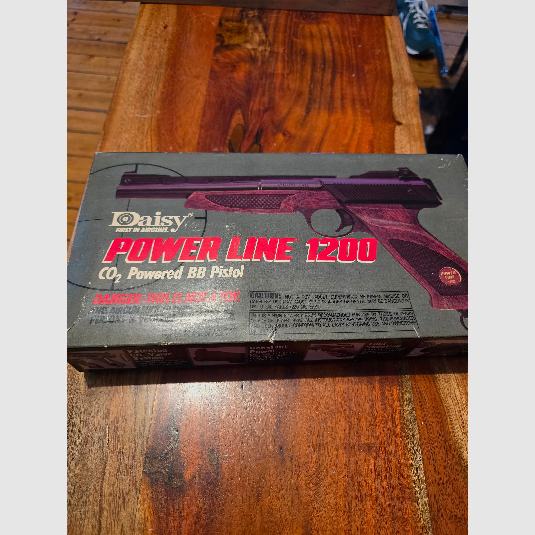 Pistola ad aria compressa Daisy Power Line 1200 co2 vintage