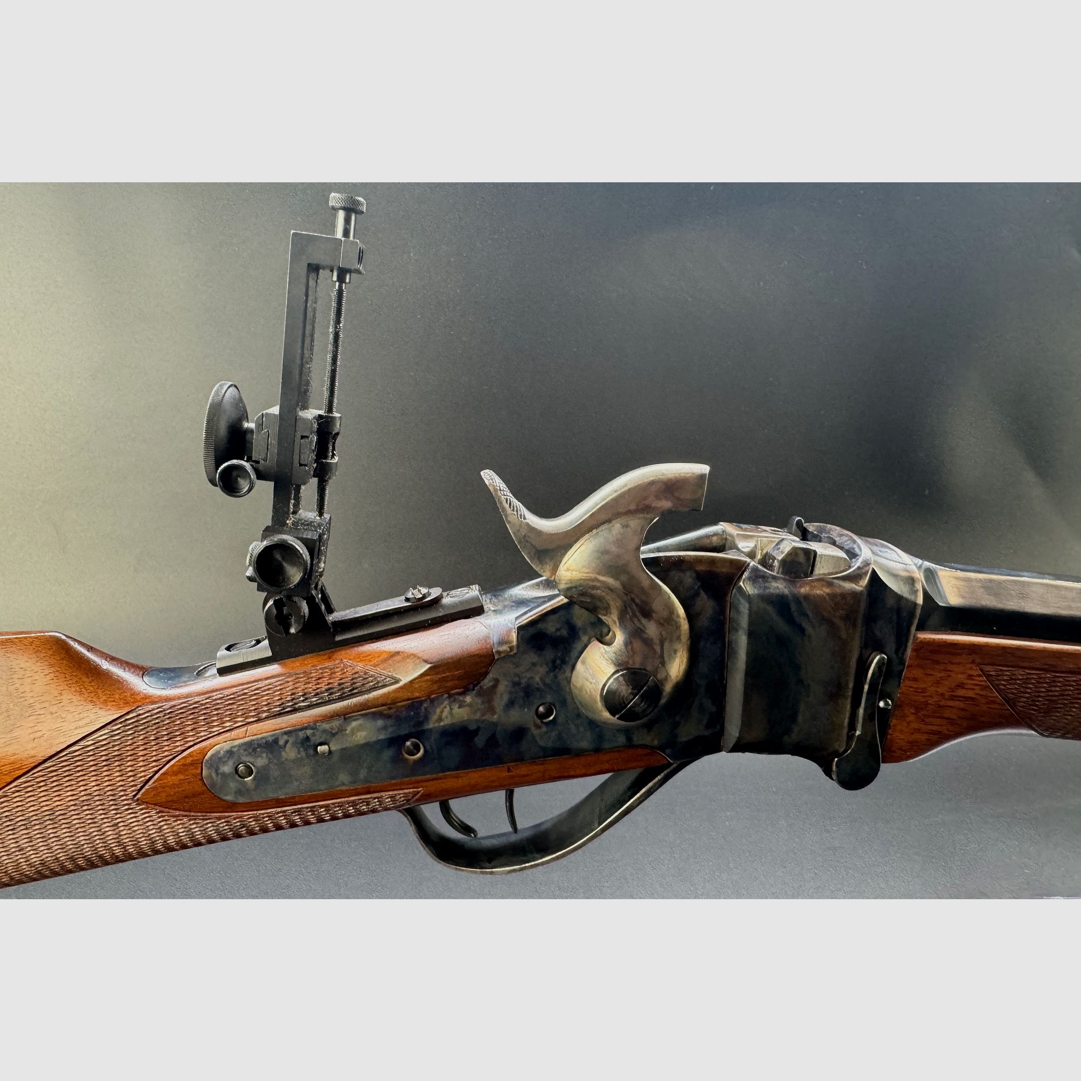 Davide Pedersoli Sharps Sporting Rifle Modell 1874 Kal.: 45-70 mit Diopter