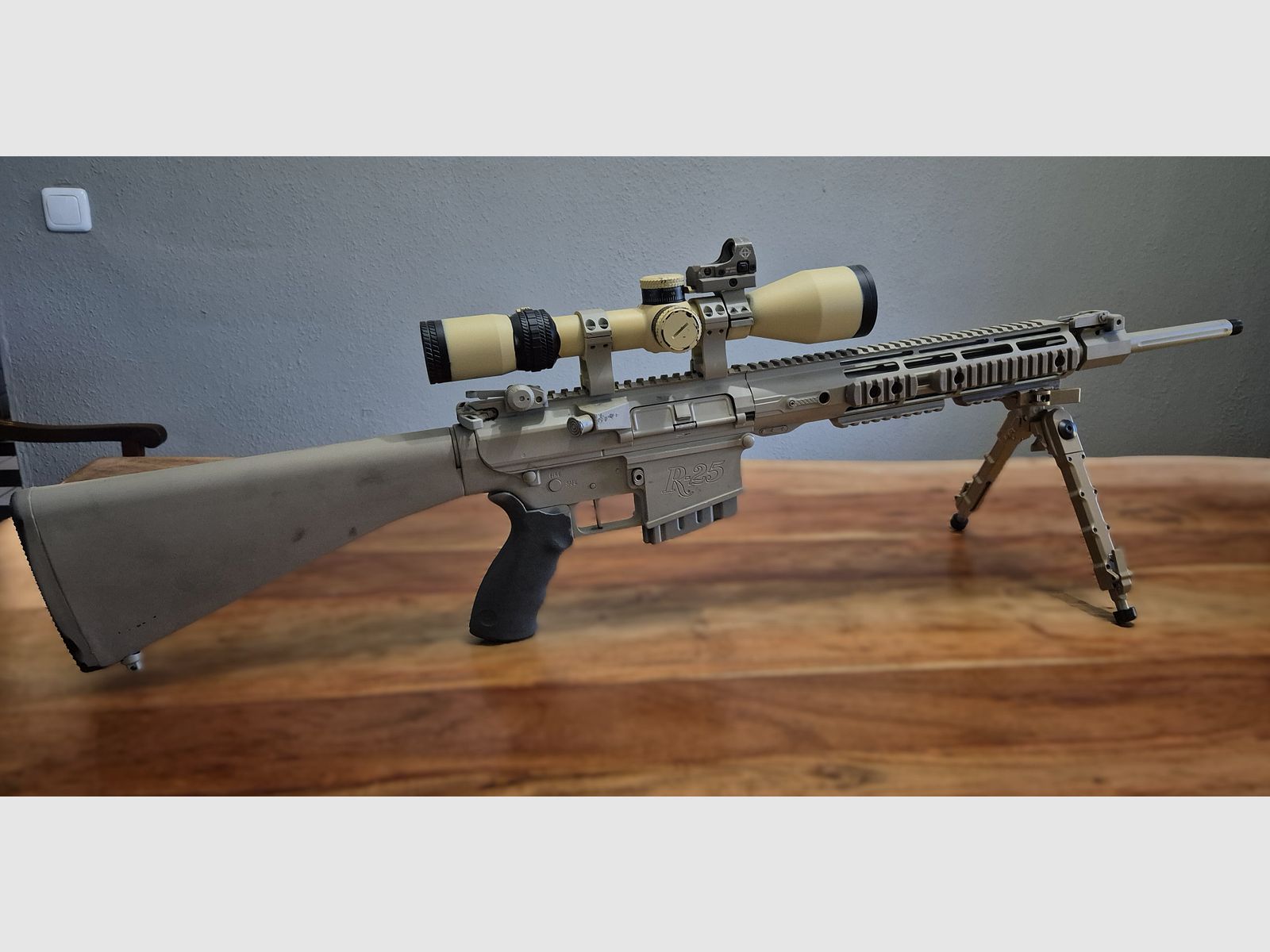 Remington R25 AR-10 in .308 M110 clone in FDE carabina semiautomatica