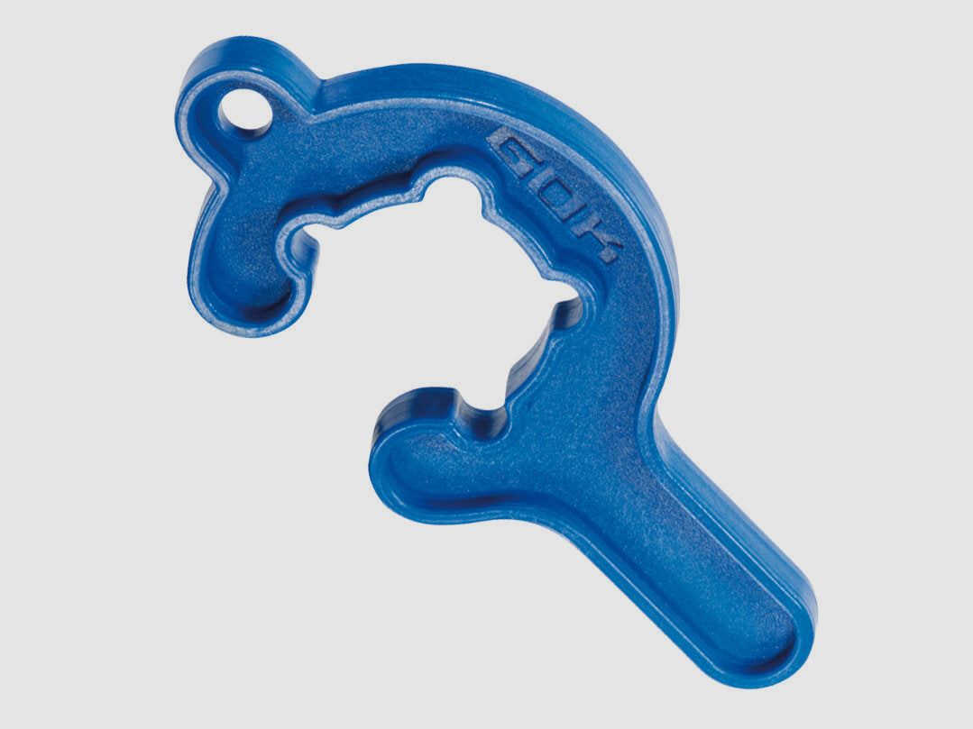 MiniTool – Gasflaschen-Schlüssel für Kleinflaschenregler, blau, Bild 1 von 4