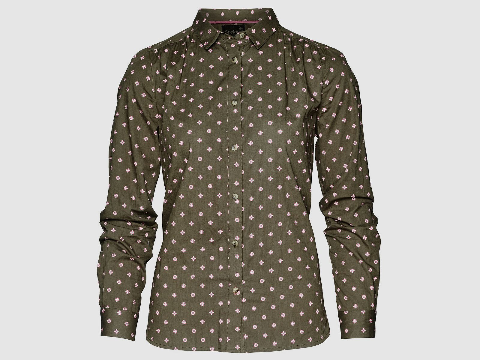 Seeland Erin Damesblouse Groene Tegel