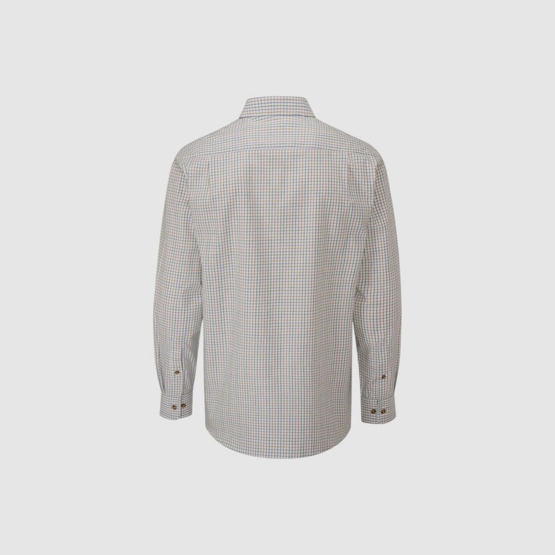 Camicia Oxford Blue London Tattersall Green, immagine 2 di 4