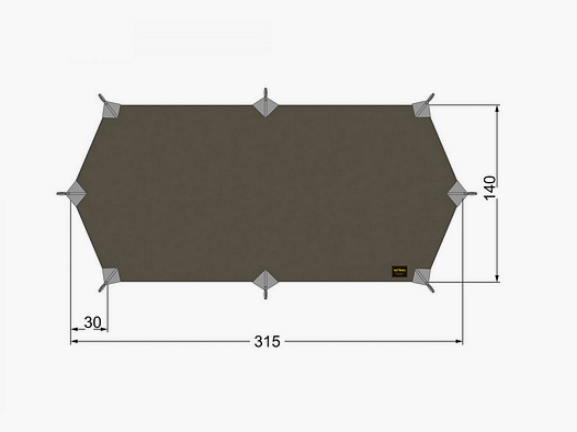 TATONKA Tarp Wing 1 LT Sonnensegel