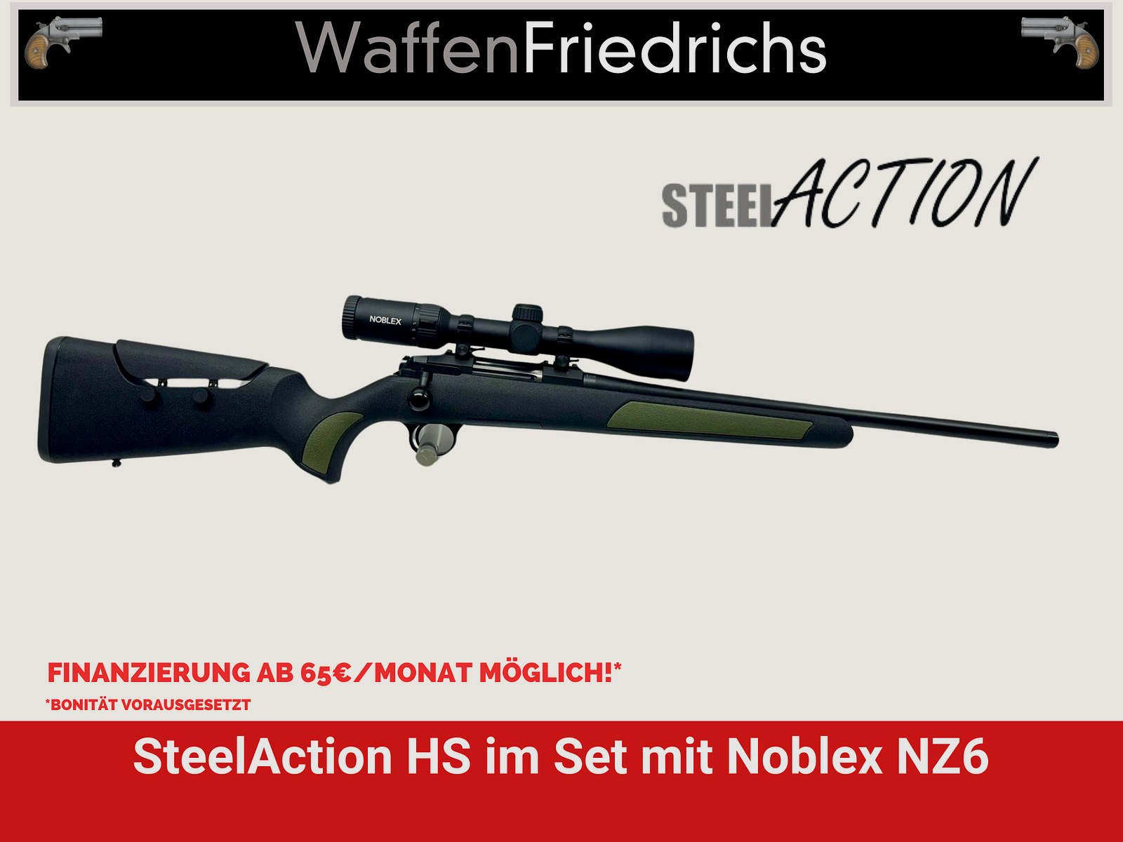 SteelAction HS Synthetic Flex SET Jungjäger Komplettangebot - WaffenFriedrichs