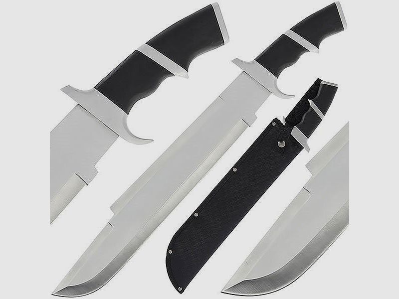 Predator replica knife with nylon sheath