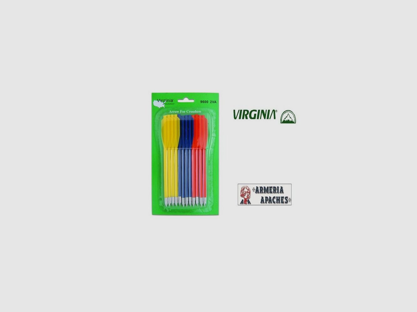 PACKUNG MIT 12 PILZEN FÜR DIE BOGENPISTOLE VIRGINIA OUTDOOR, Bild 1 von 3